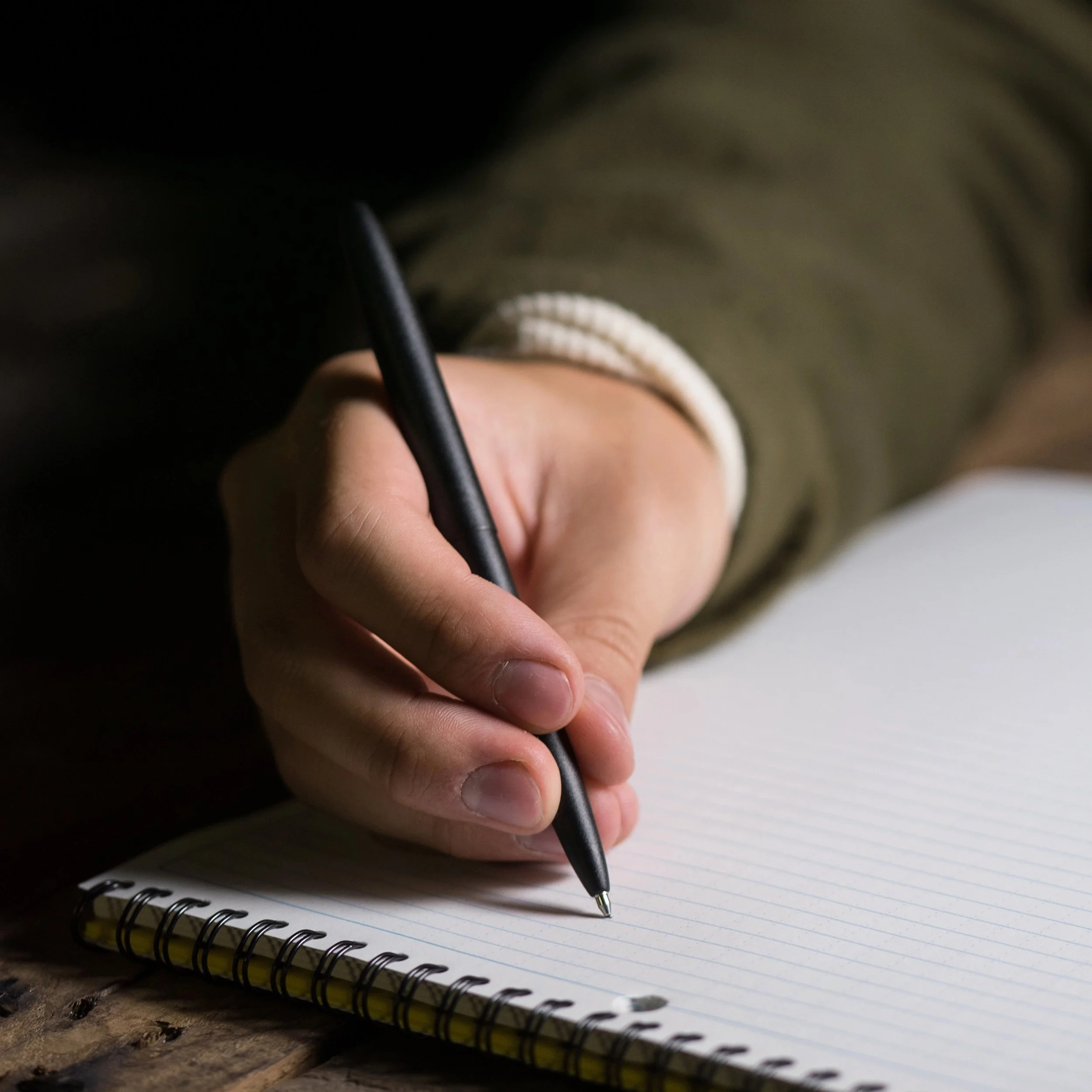 Rite in the Rain All-Weather Bullet Pen (Black in-hand)