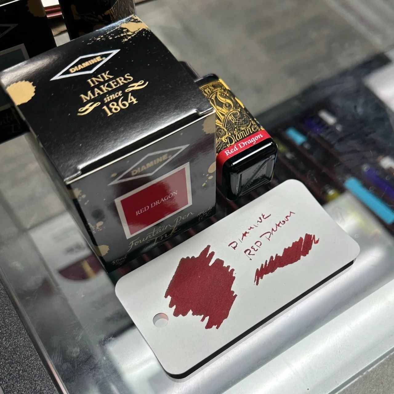 Diamine Red Dragon Swatch