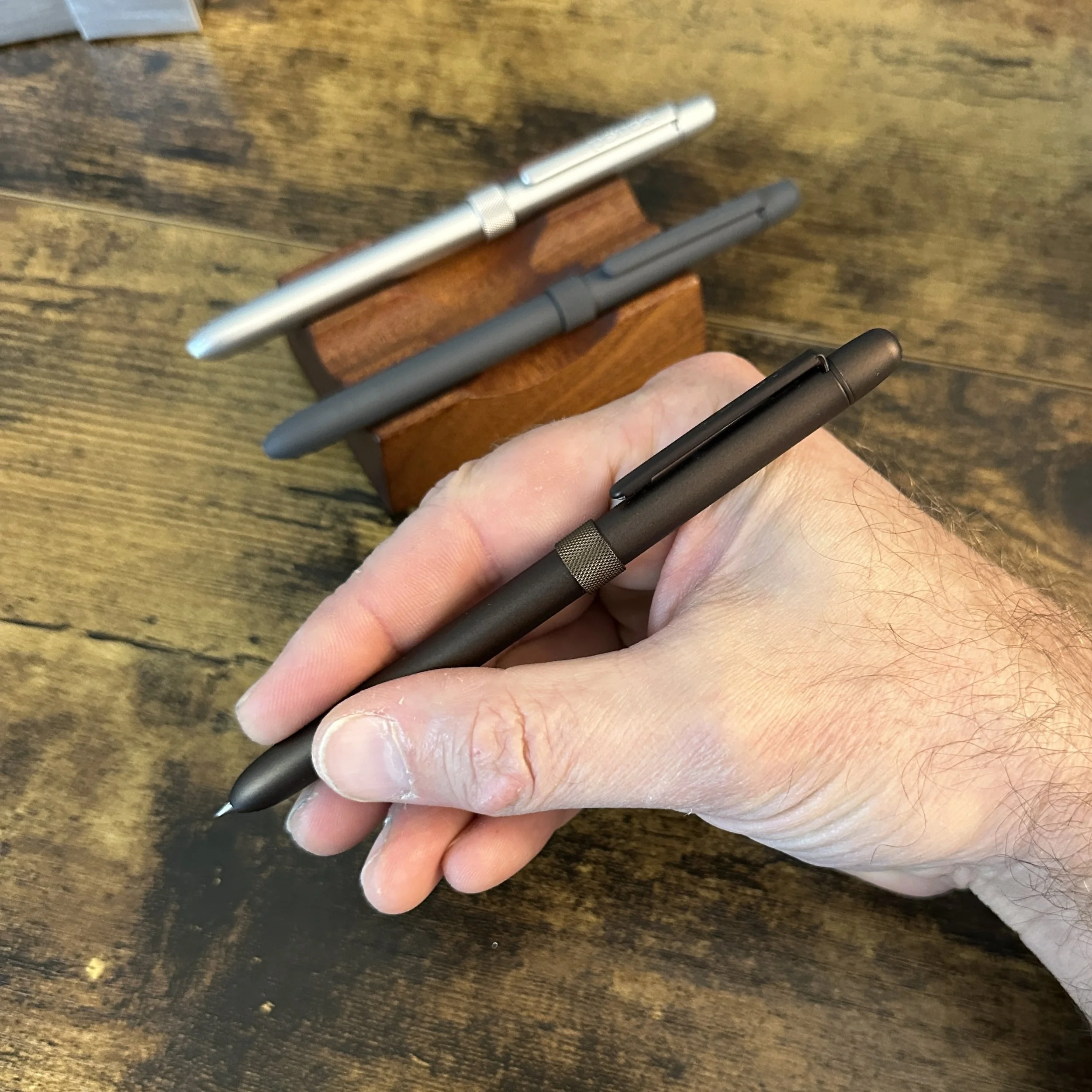 Penco 2+1 Multi Pen Bronze In-Hand