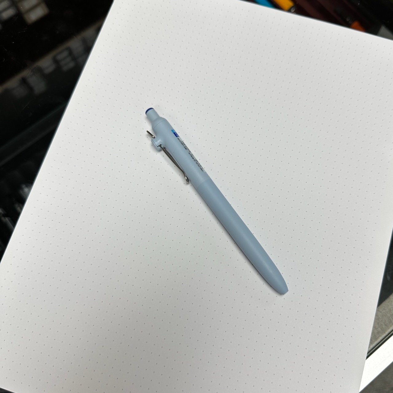 Uni Zento Standard Blue with Blue Ink