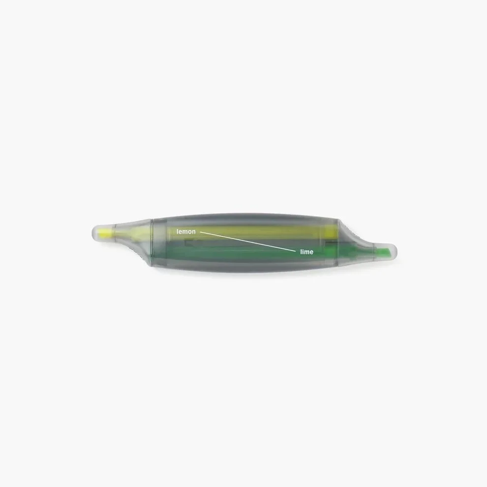 Object Index Parallel Highlighters Lemon/Lime