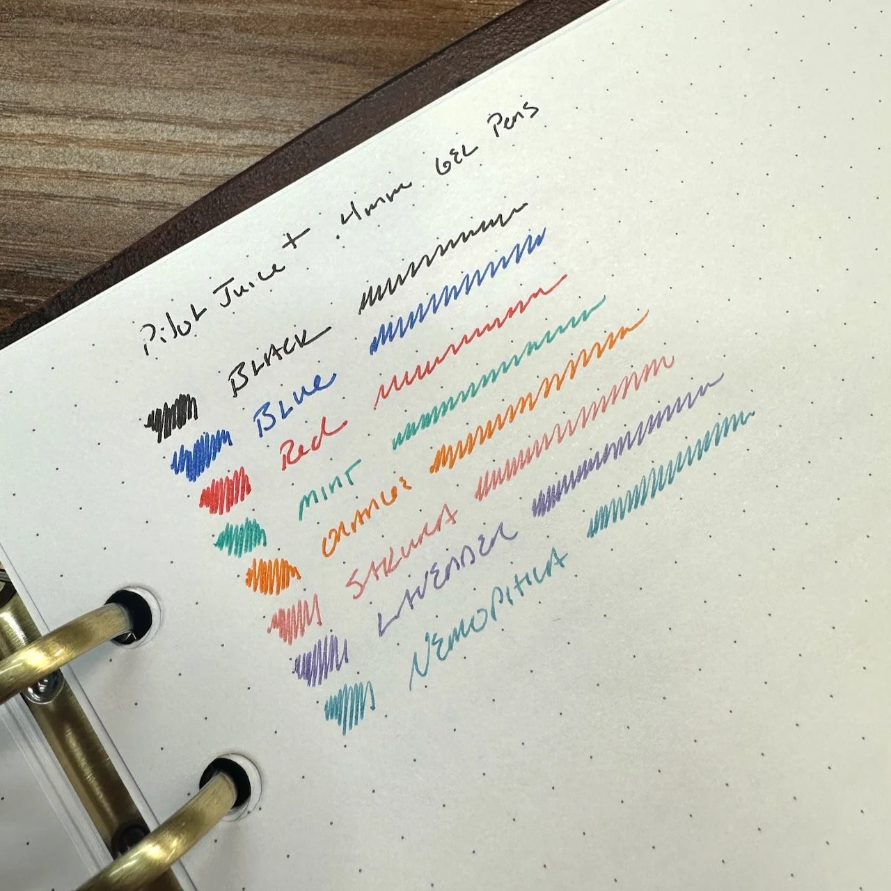 Pilot Juice Plus Gel Pen Juice Plus Writing Sample No. 2