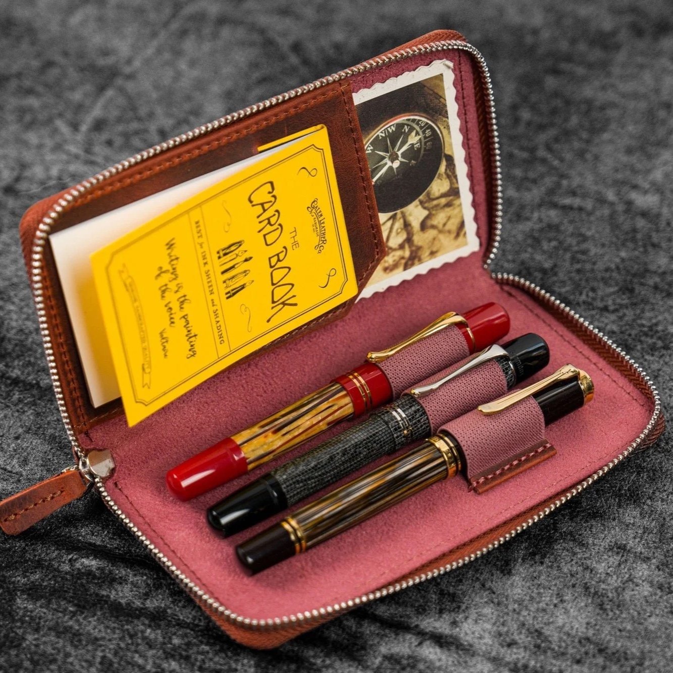 Galen Leather Crazy Horse Orange (Open)