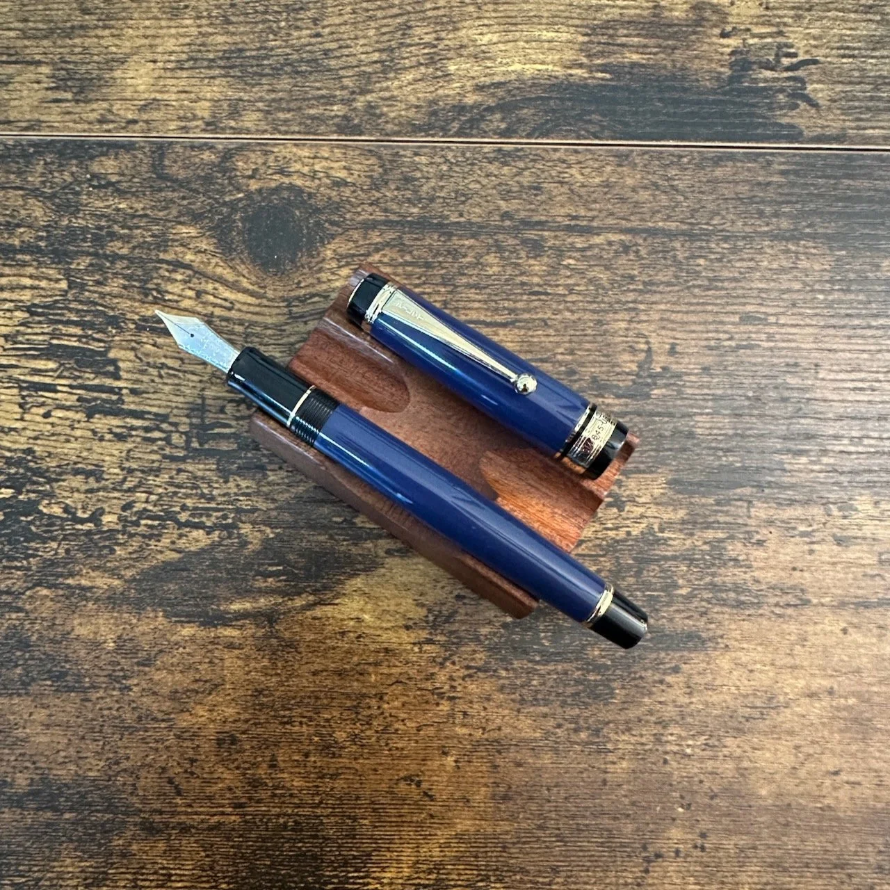 Pilot Custom 845 Urushi Fountain Pen Prussian Blue lacquer