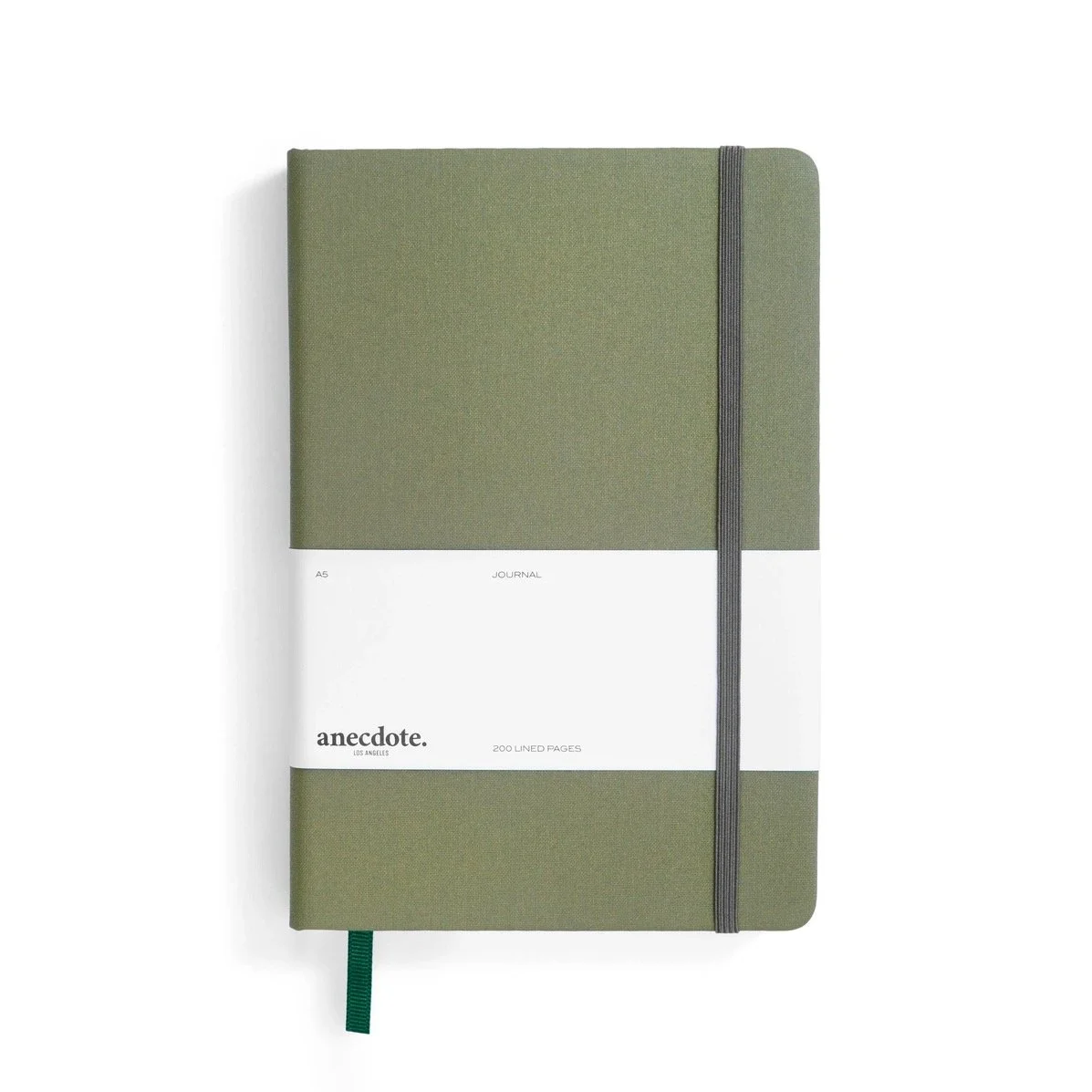 Anecdote Lined Journal Olive Green