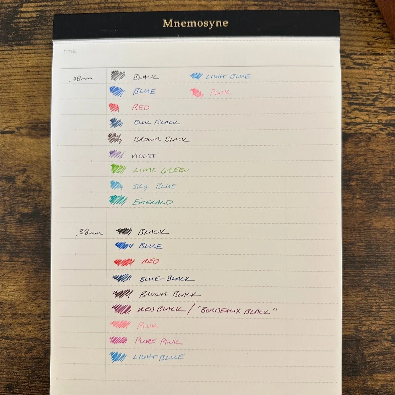 Uni Signo DX Gel Pens Writing Sample