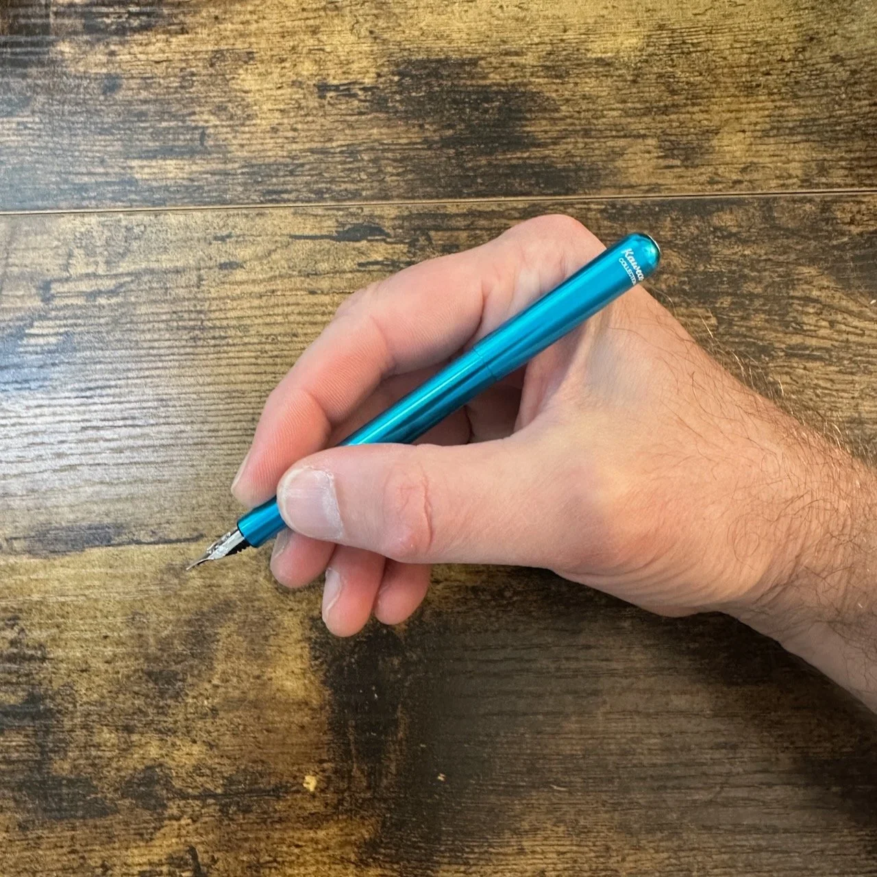 Kaweco Liliput Fountain Pen Blue In-Hand
