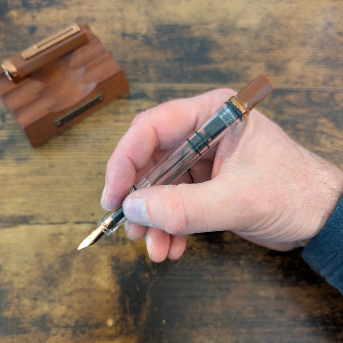 TWSBI ECO Espresso Bronze Fountain Pen (Unposted In-Hand)