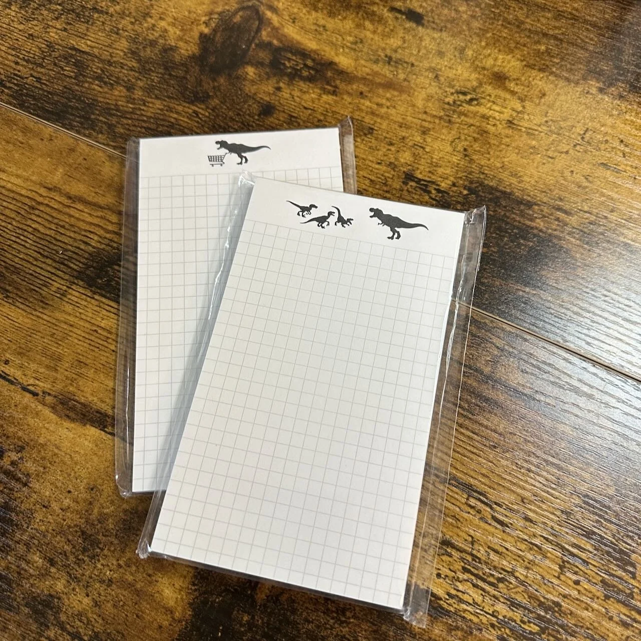 Letterpress T-Rex Notepads