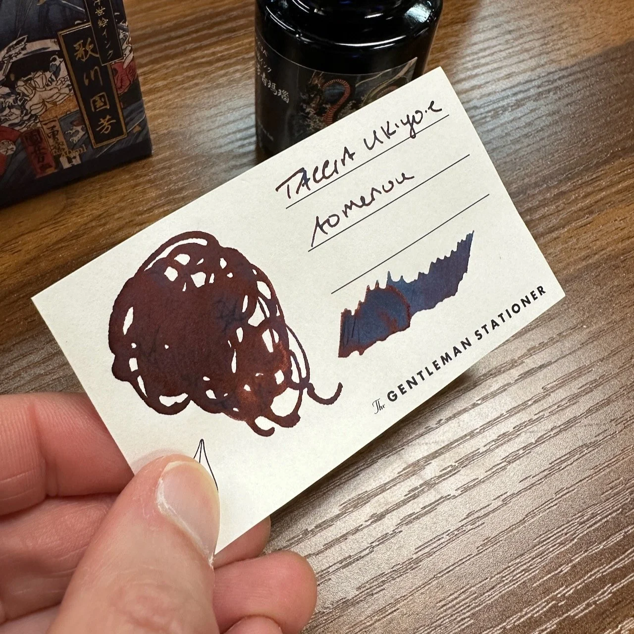 Taccia Ukiyo-e Kuniyoshi Aomenou Swatch