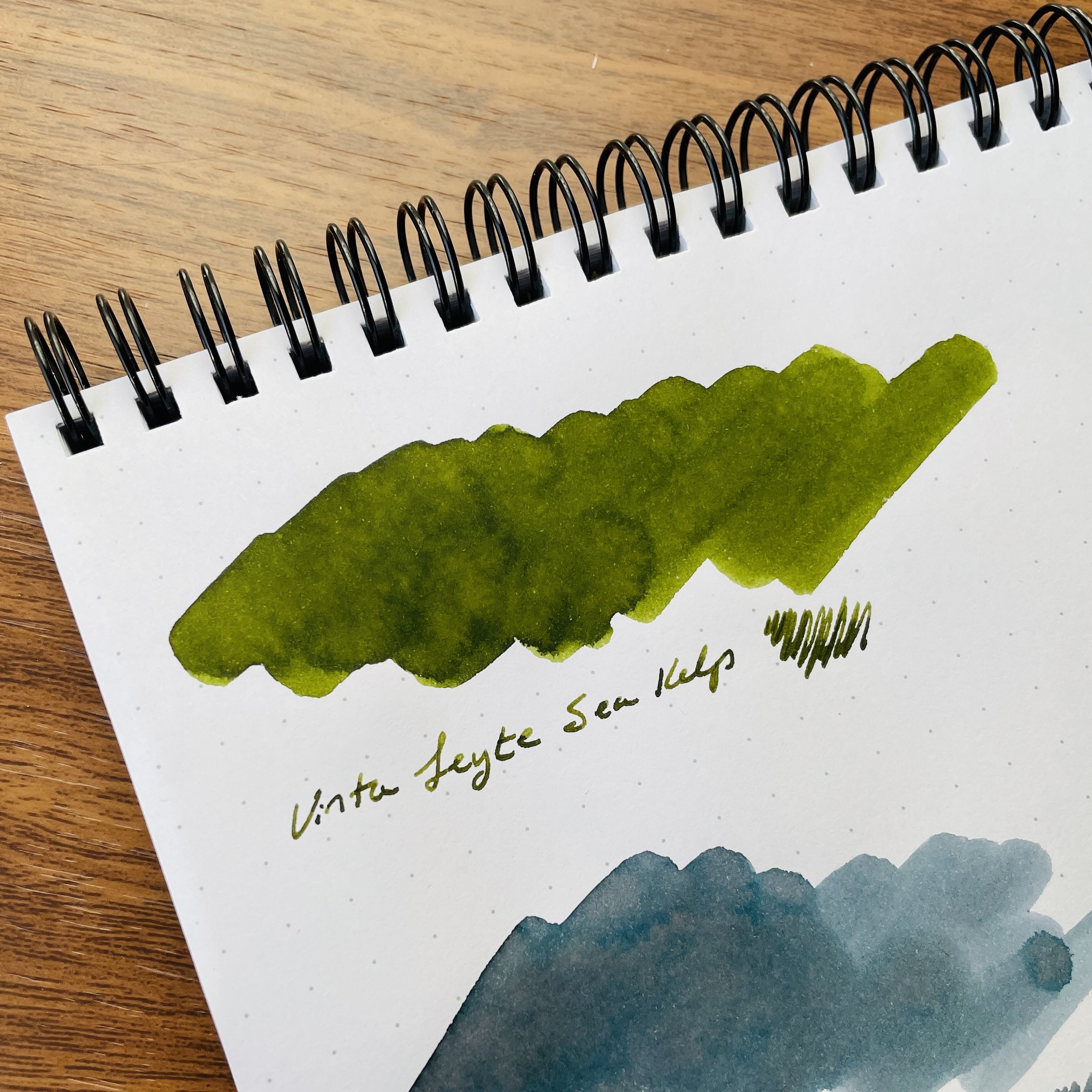 The Quest for the Perfect Green-Black Ink: Anderillium Colossal Squid Dark  and Green Kingfisher Green — The Gentleman Stationer