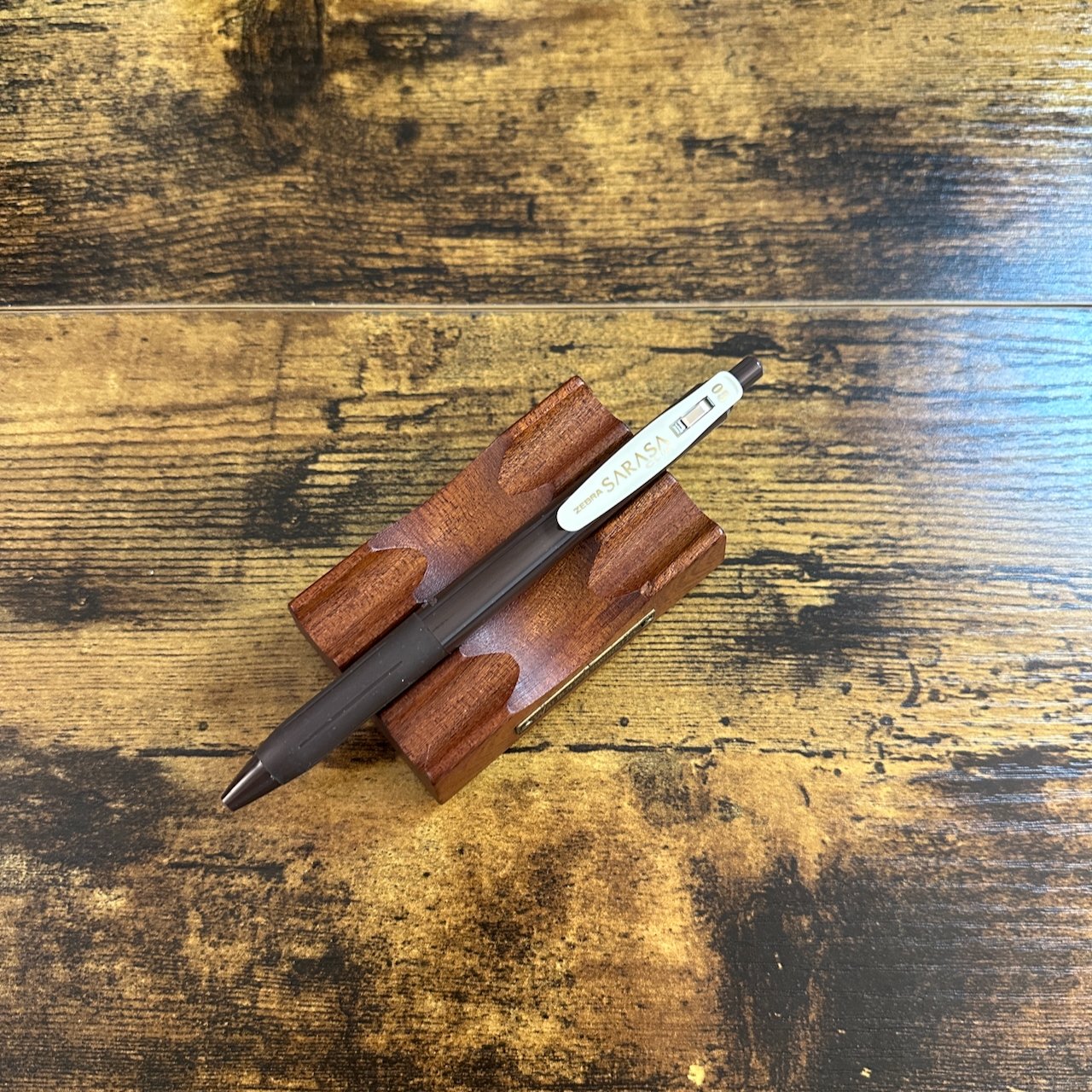 Zebra Sarasa Clip Gel Pen .5mm Brown Grey