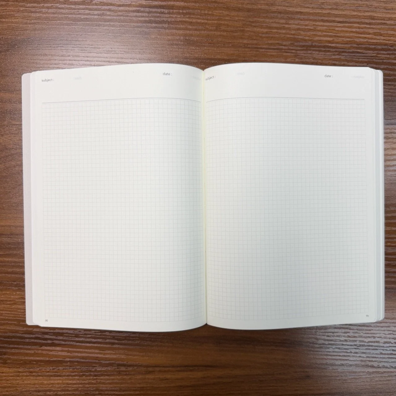 NOLTY Log Type A5 Notebook Grid Open