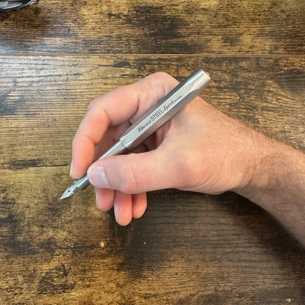 Kaweco Steel Sport Fountain Pen (In-Hand)