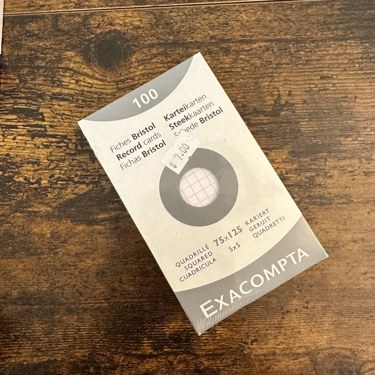 Exacompta 3x5 graph cards