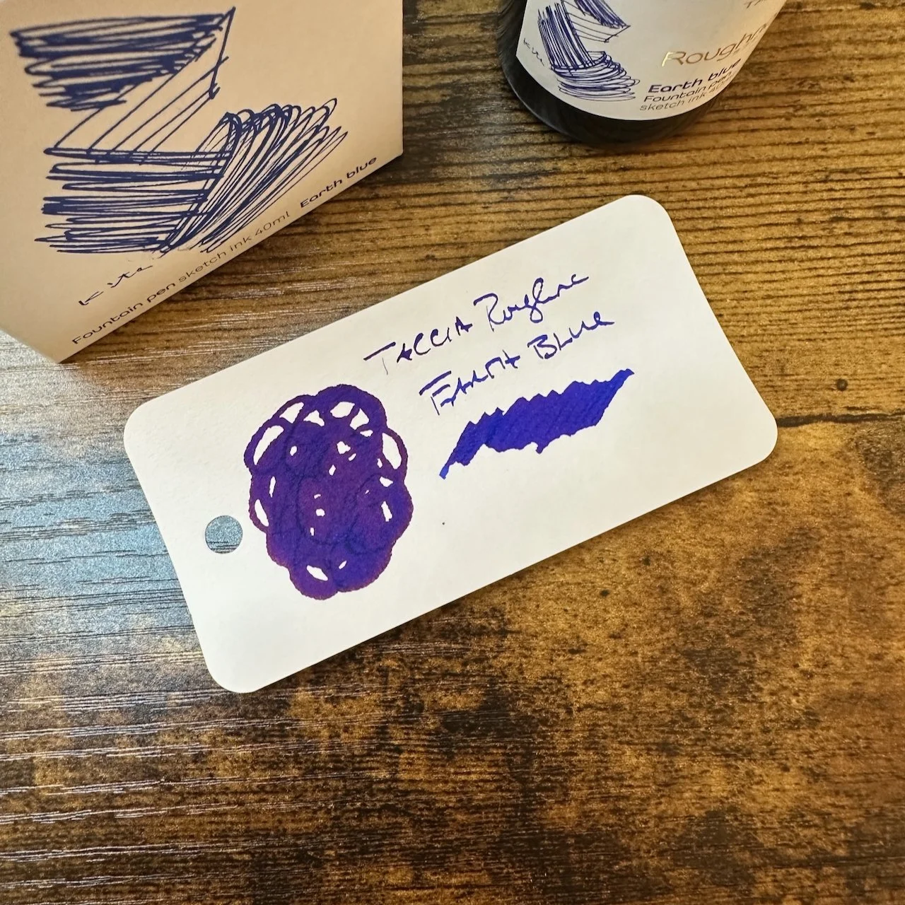 Taccia Roughna Earth Blue (Swatch)