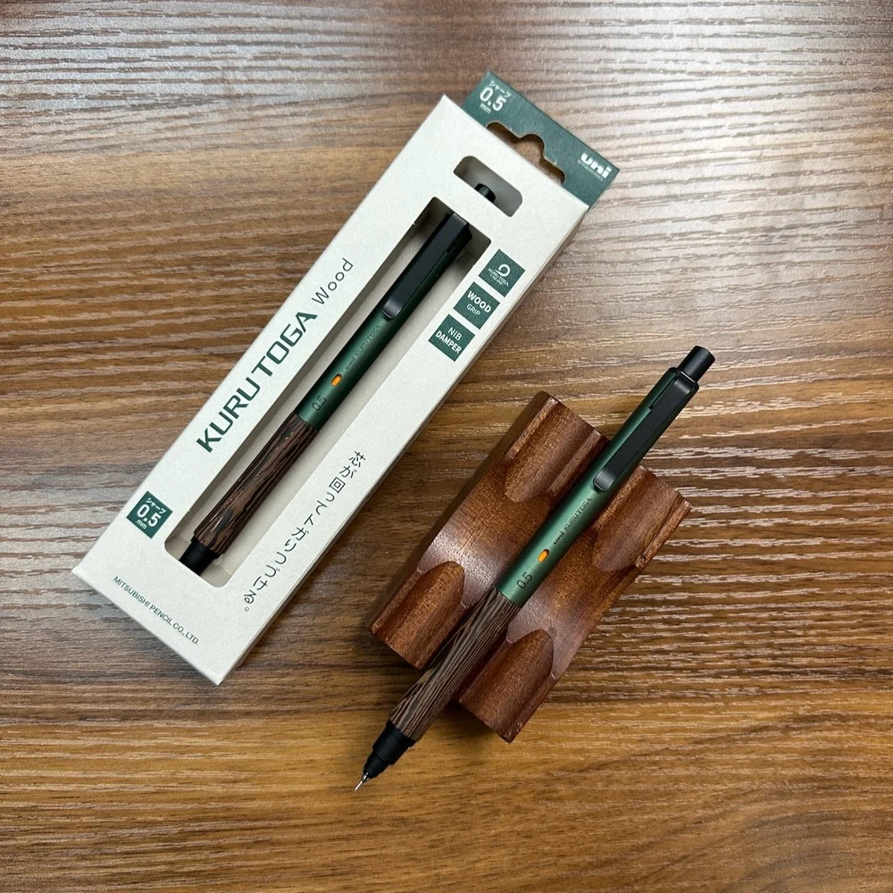 Uni Kuru Toga Wood Mechanical Pencil (.5mm) — The Gentleman Stationer