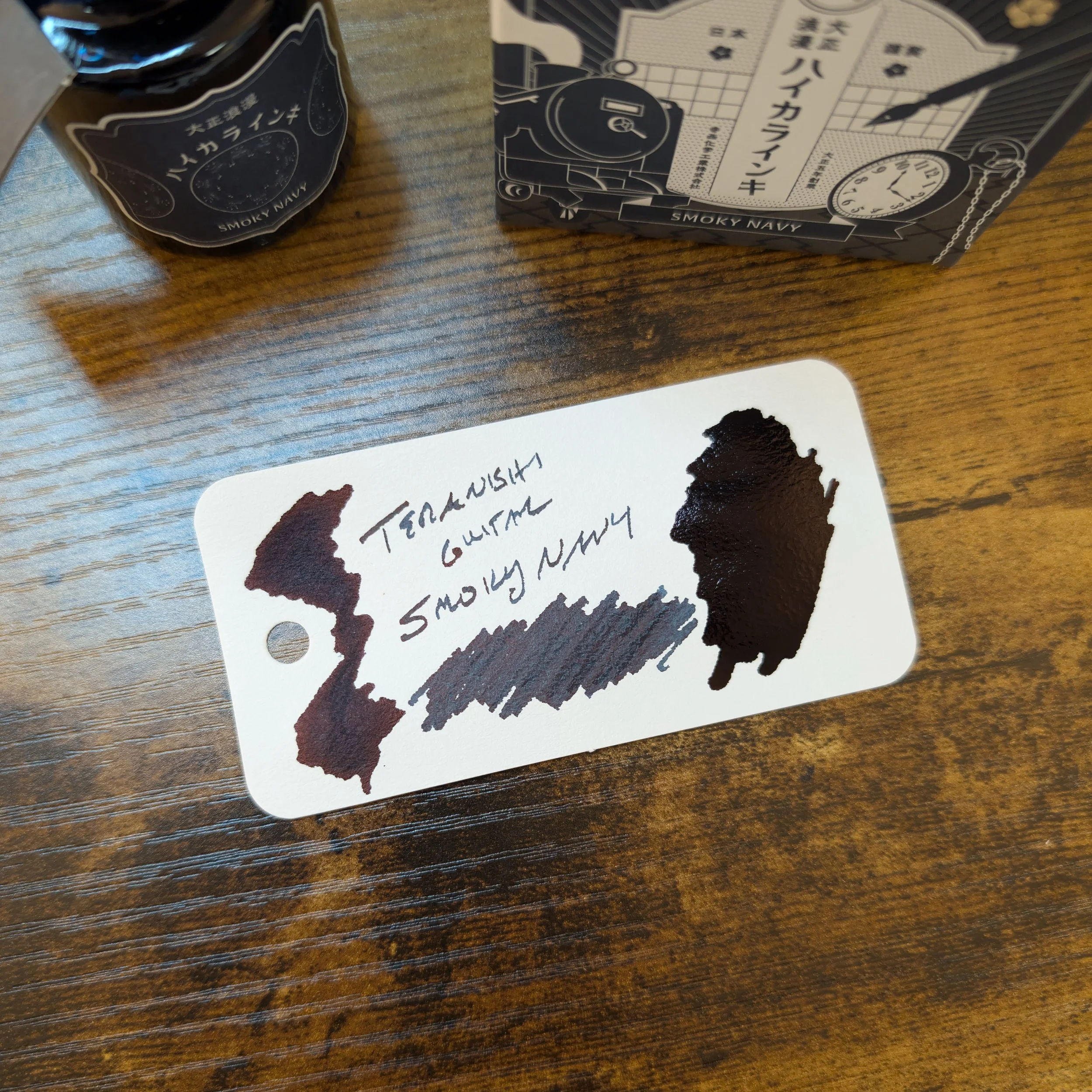 Teranishi Smoky Navy Swatch