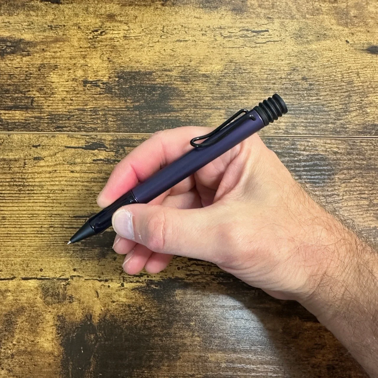 Lamy AL-Star Dark Dusk Ballpoint In-Hand