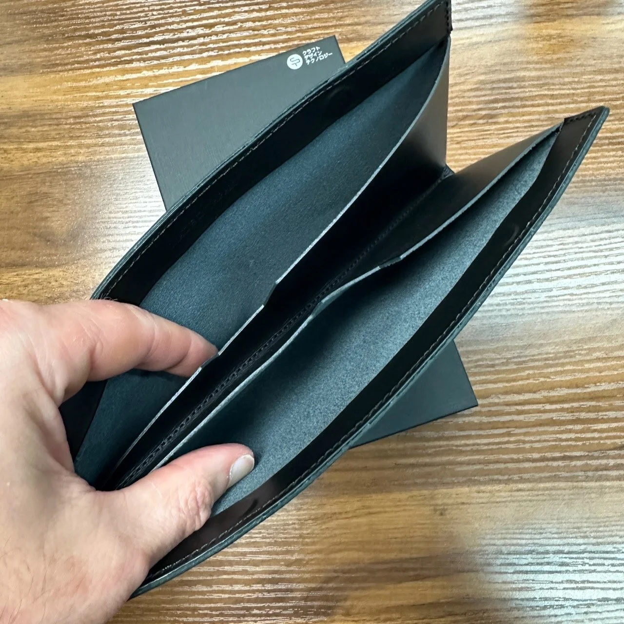 Craft Design Technology Black Leather Pen Clutch