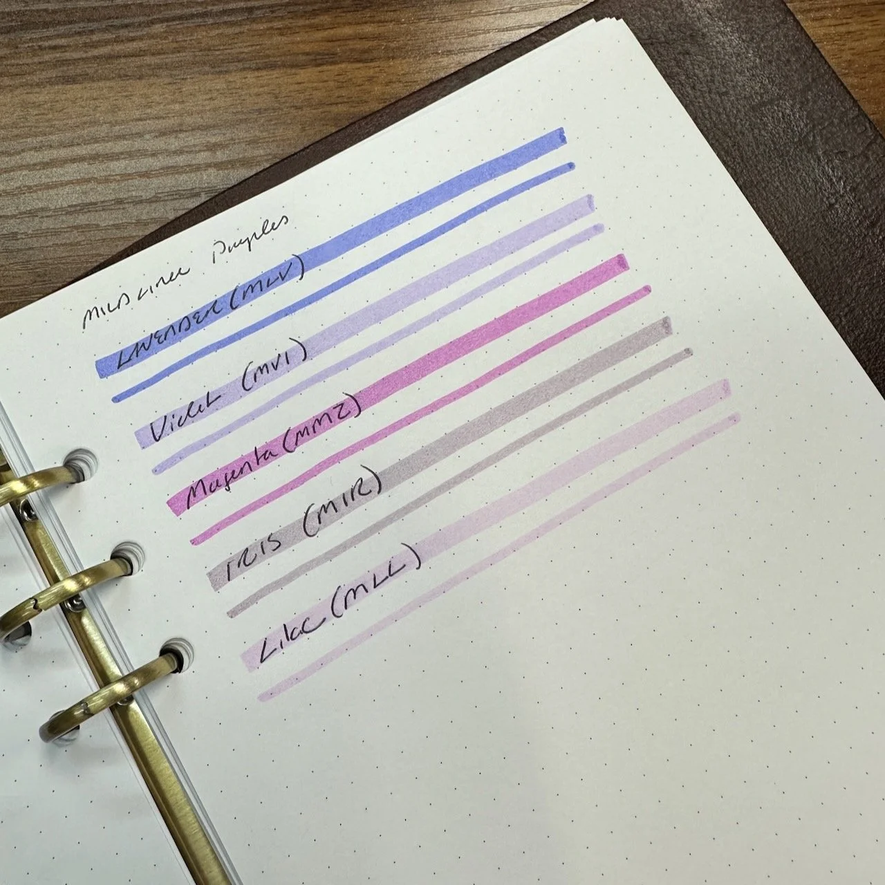 Zebra Mildliner Purples