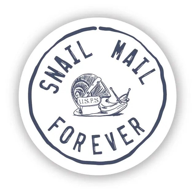 Belle & Union Vinyl Postmark Stickers (Snail Mail)