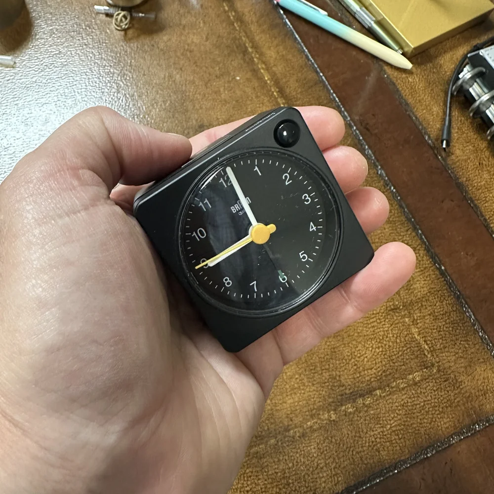 Braun Travel Alarm Clock BC2X — The Gentleman Stationer