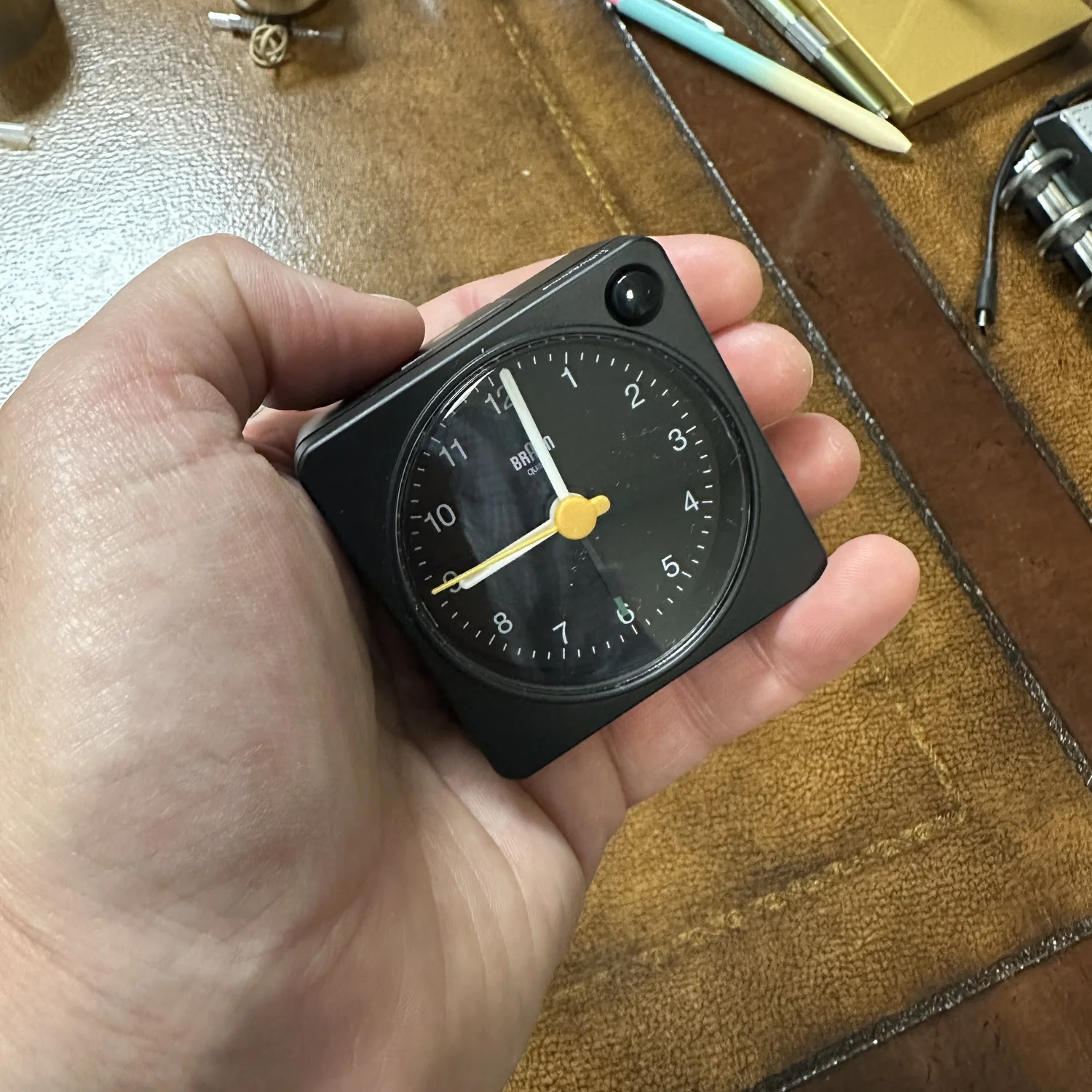 新品未開封 BRAUN fragment Travel Alarm Clock Braun Small Travel Alarm Clock BC2X — The Gentleman Stationer