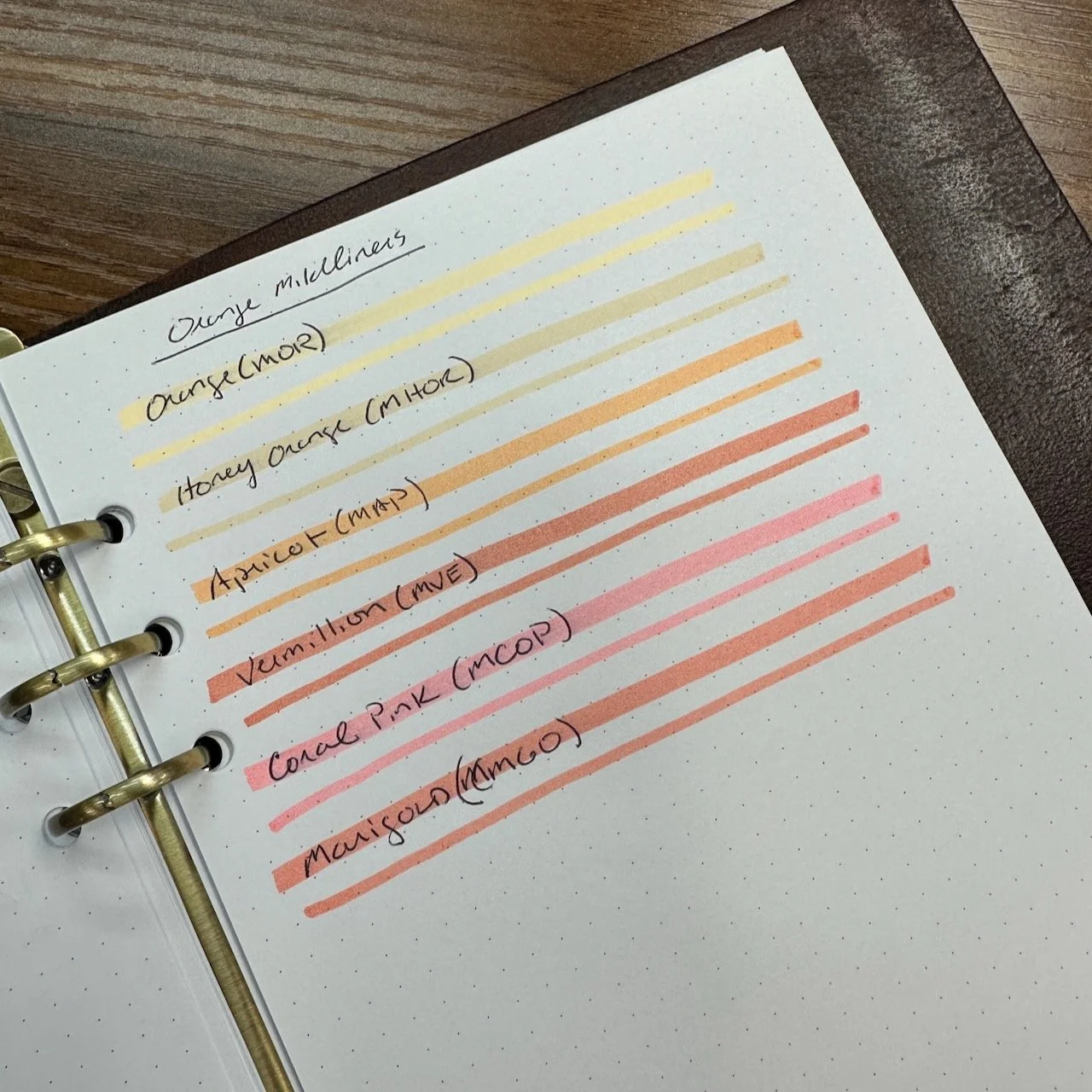 Zebra Mildliner Oranges