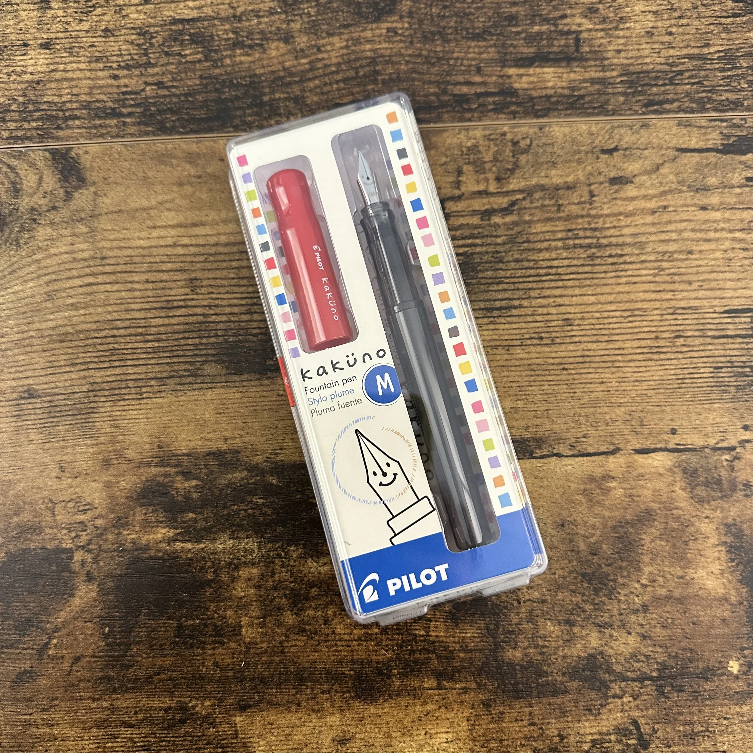 Pilot Kakuno Red Grey