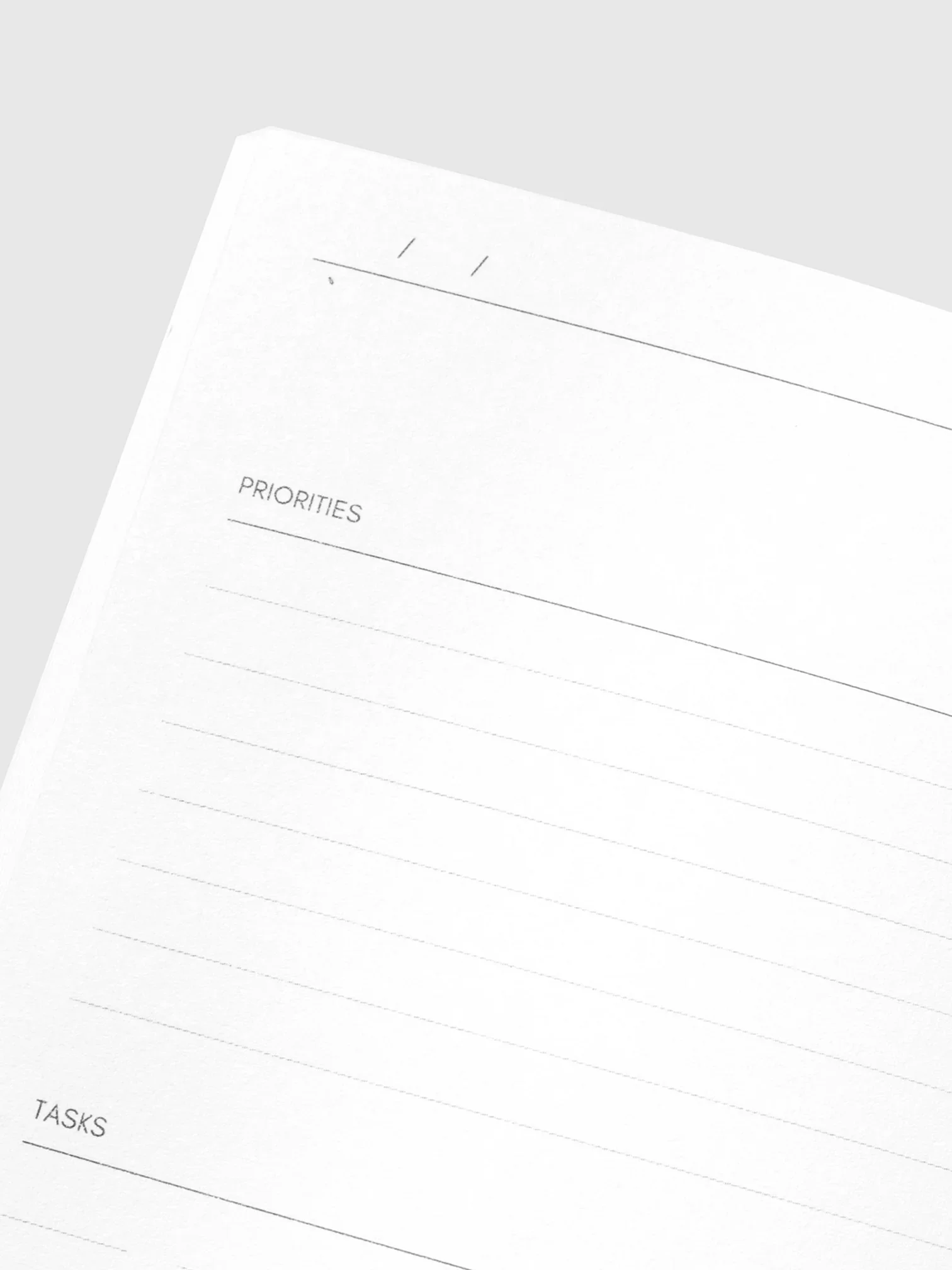 Cloth & Paper Undated Daily Agenda Priorities.webp