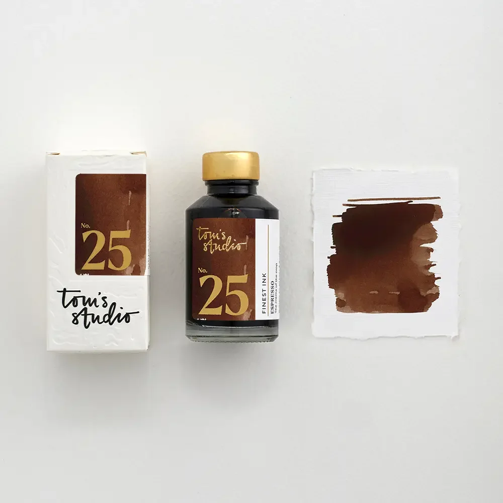 Tom's Studio Fountain Pen Ink No. 25 Espresso