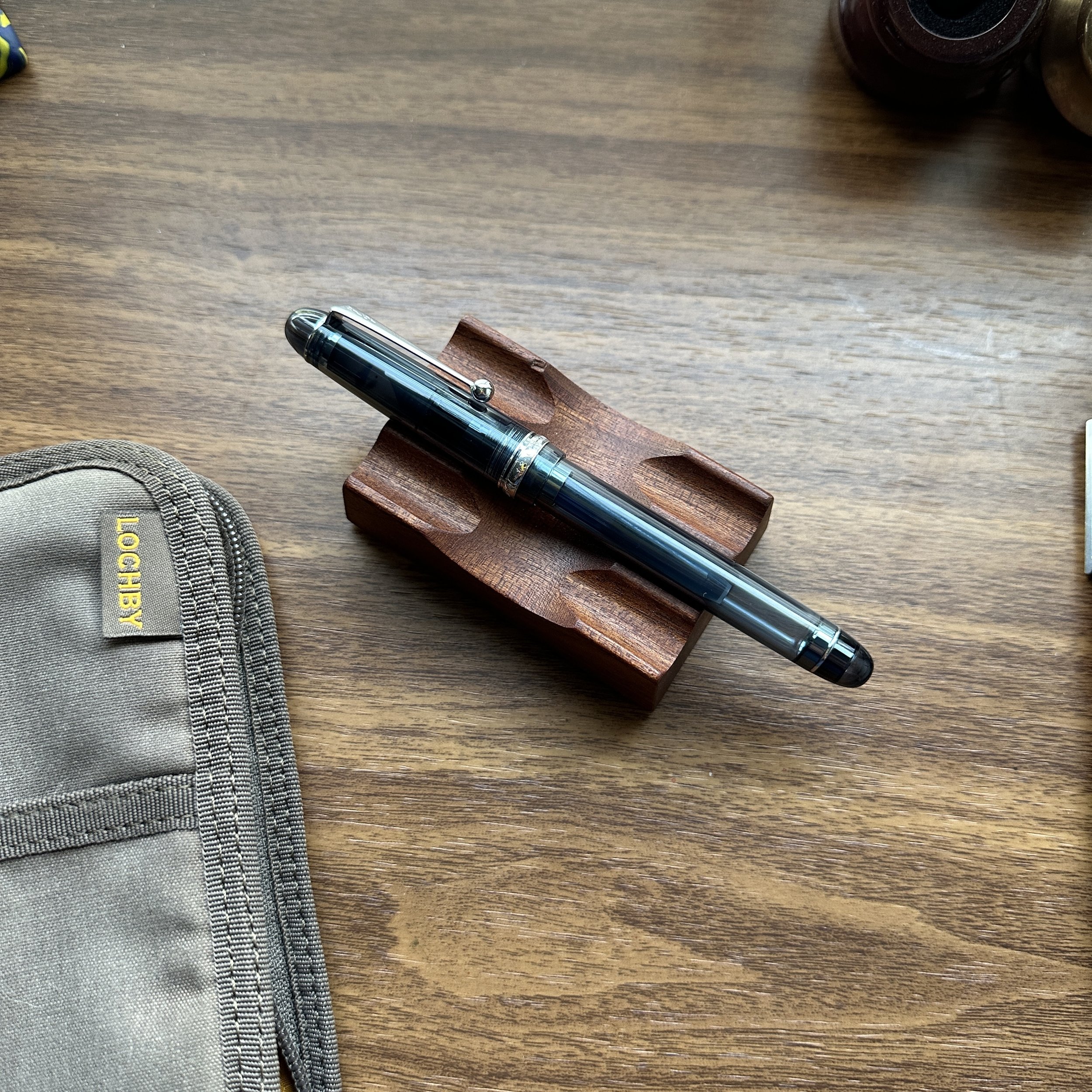 Leather Fountain Pen Case for 3 Pens, Custom Luxury Fountain Pen Holder