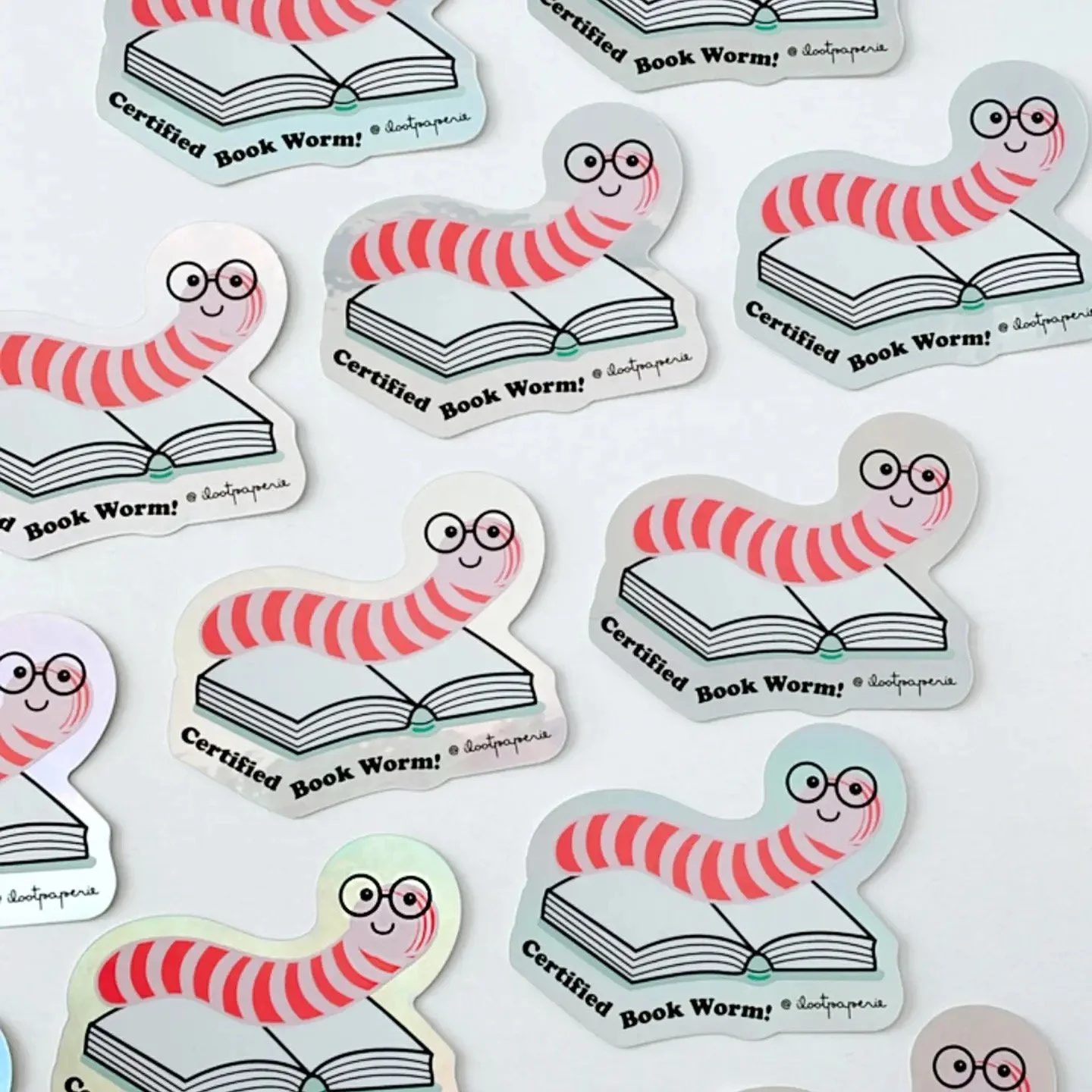 Certified Book Worm via iLootPaperie