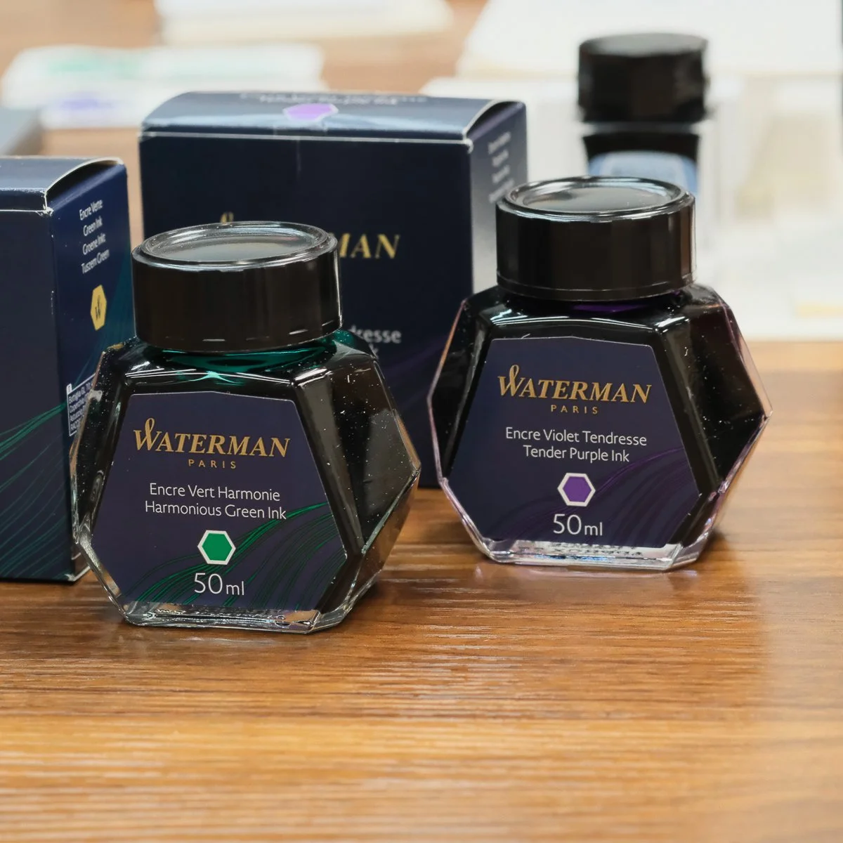 Waterman Ink Bottles in Two Colors