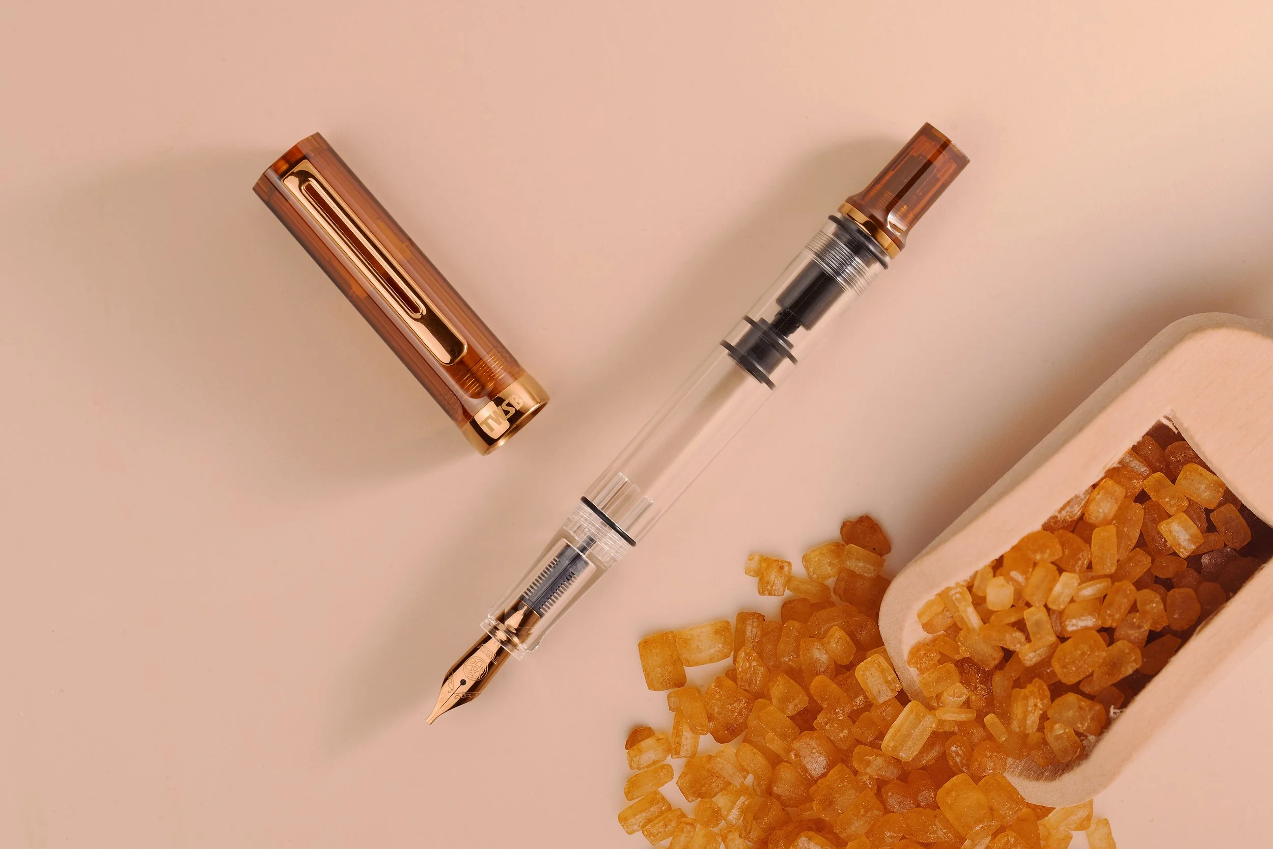 TWSBI ECO Rootbeer Fountain Pen Uncapped