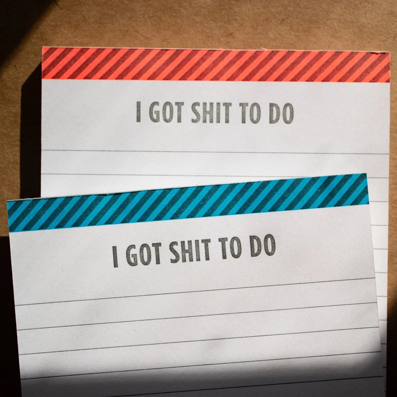 Shit to Do Notepads Cover