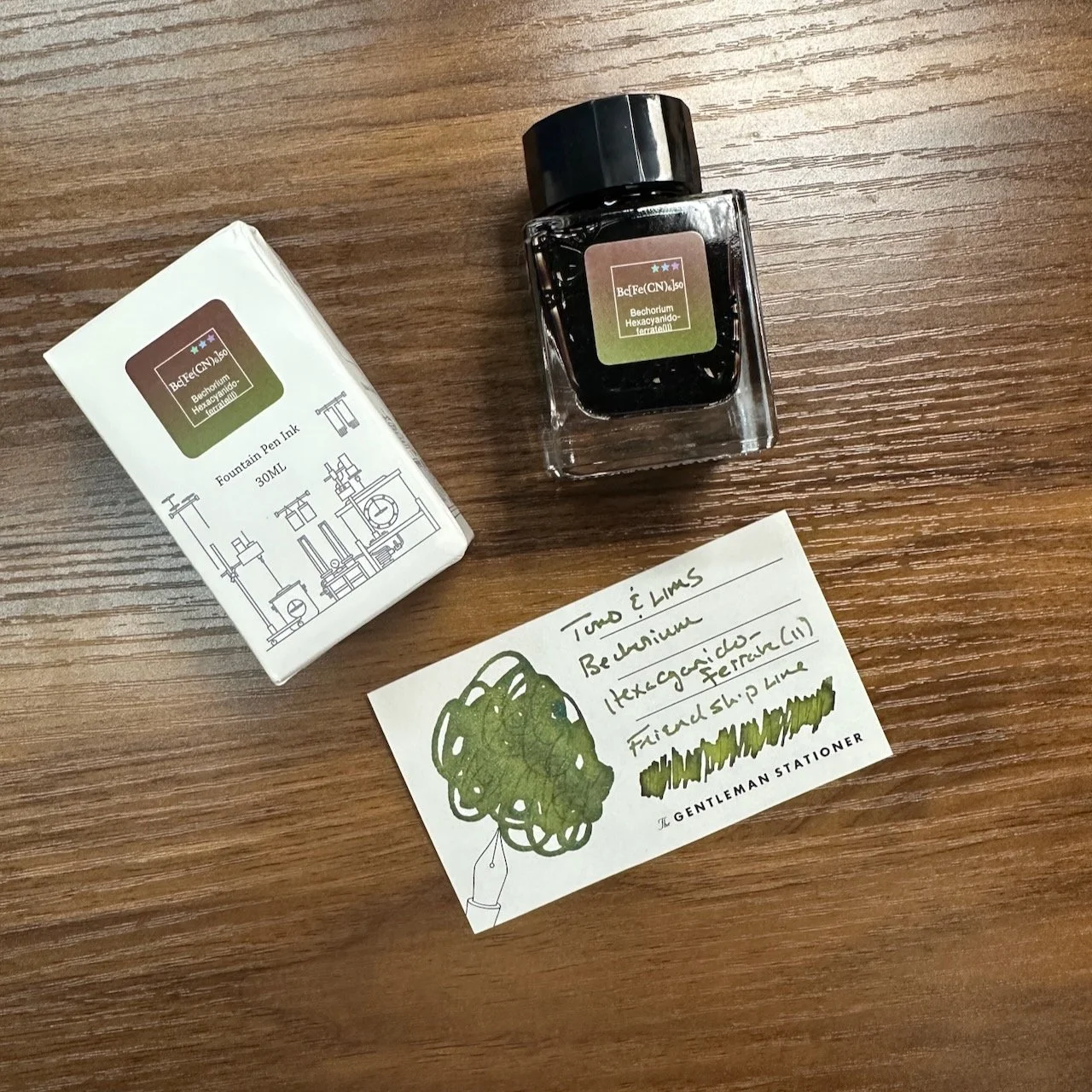 Tono & Lims Bechorium Hexocyanoferrate(II) Ink Bottle