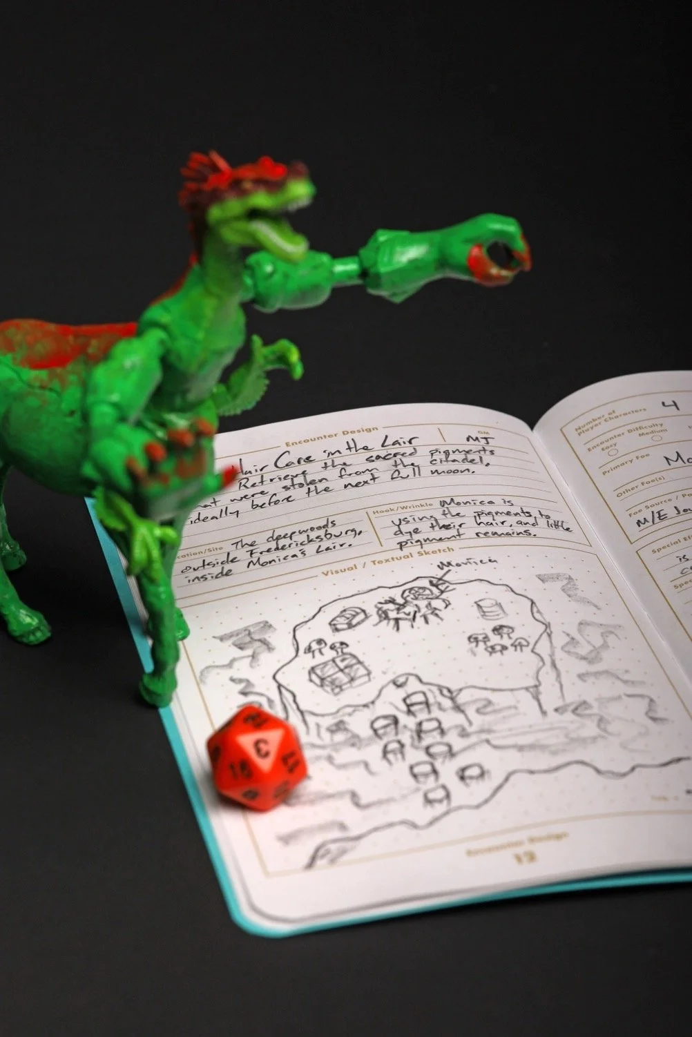 Field Notes Gaming Journals Monster Encounters In-Action