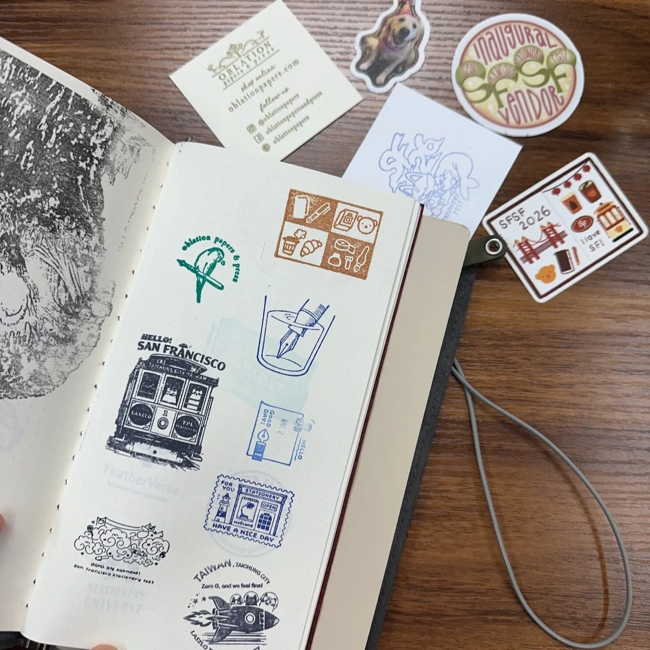 My 2026 San Francisco Stationery Fest Notebook and Stamp/Sticker Haul