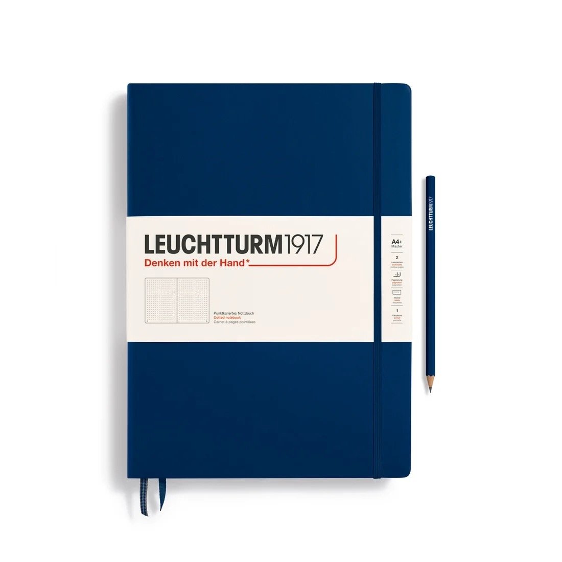 Leuchtturm A4 Master Classic Navy Dot