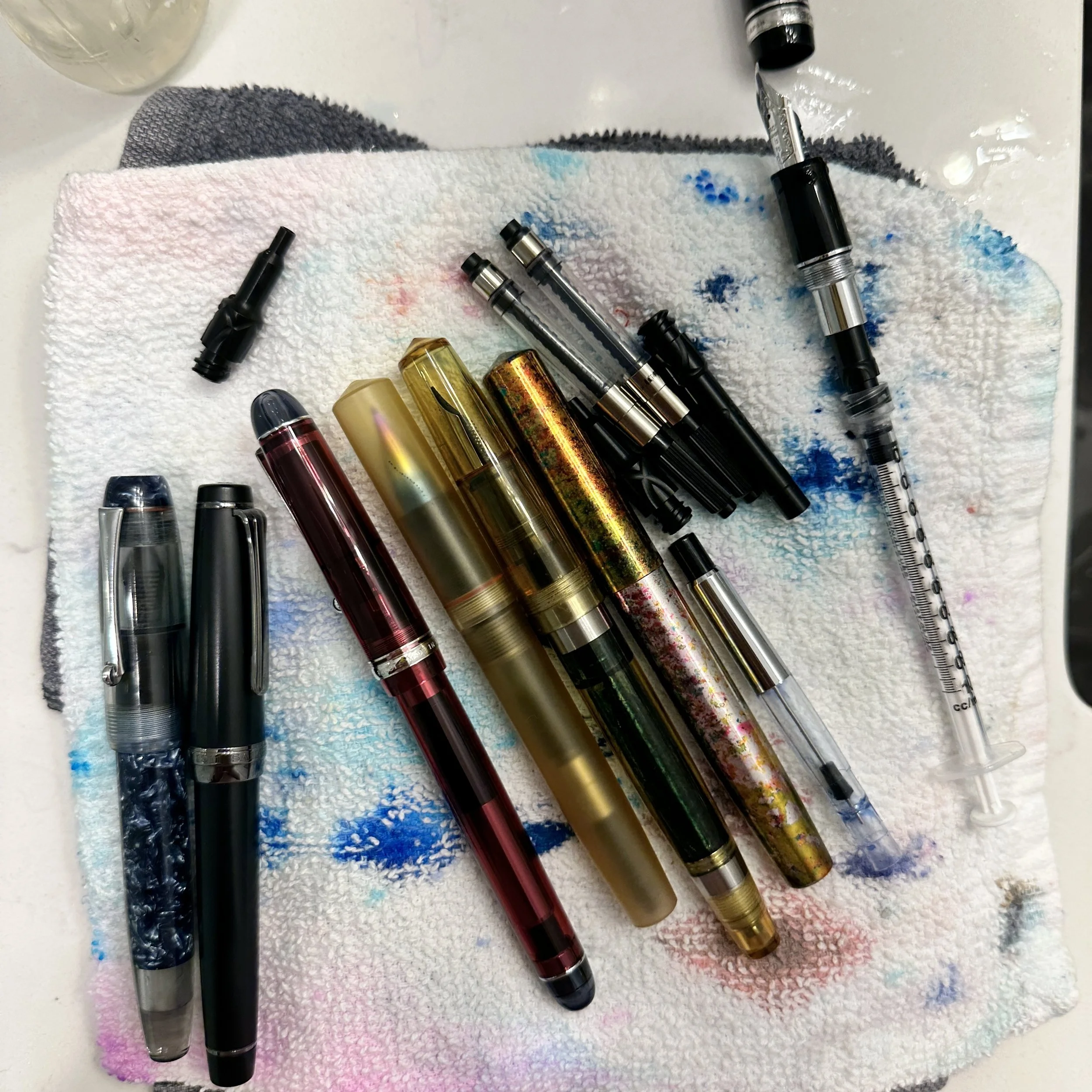 Ask TGS Common Questions on Fountain Pens, including Hard Starting Pens and Staining Inks — The