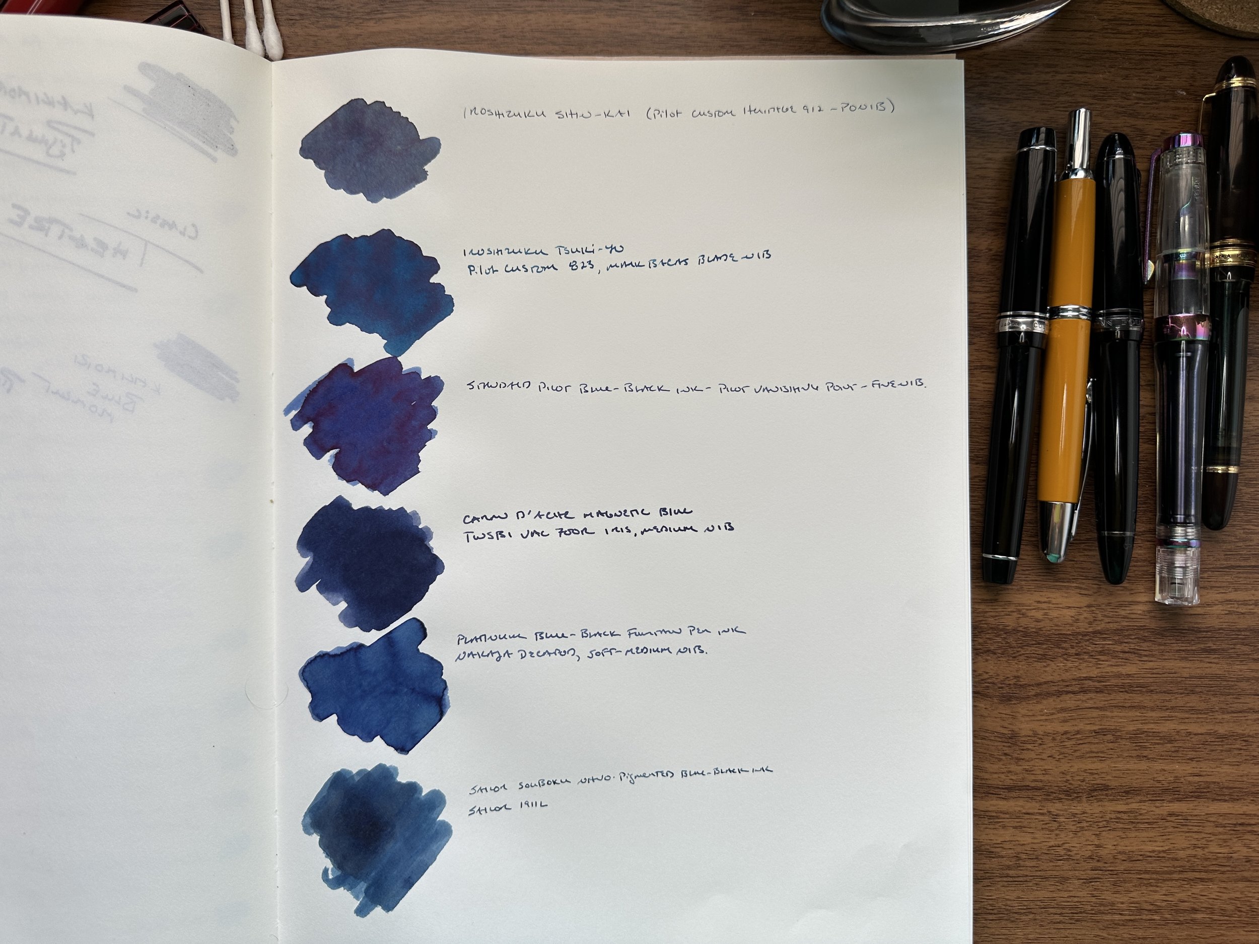 Mini Collections, Part V: All The Blue Inks (Including Blues, Blue-Blacks,  Teals, and Turquoise) — The Gentleman Stationer
