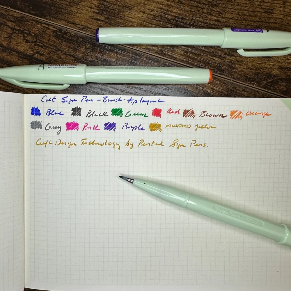 CDT Brush Sign Pens — The Gentleman Stationer
