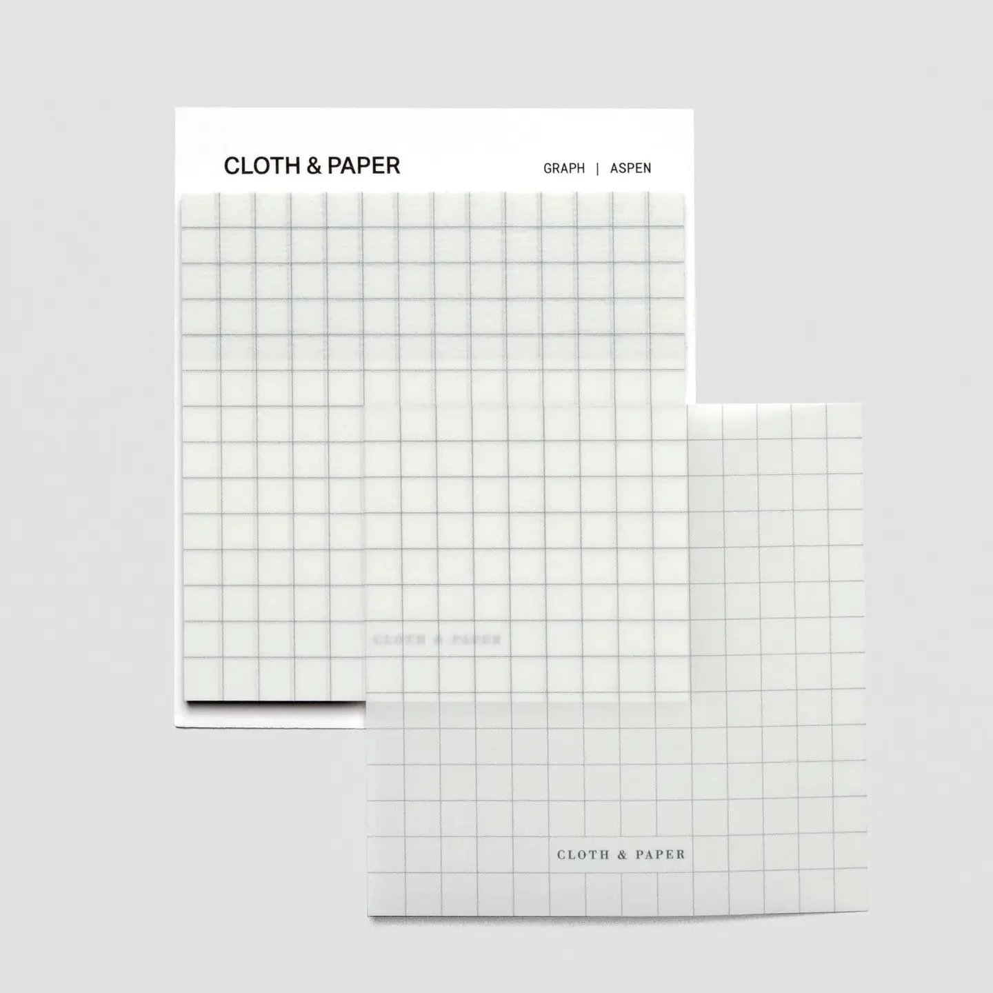 Cloth & Paper Transparent Graph Sticky Notes