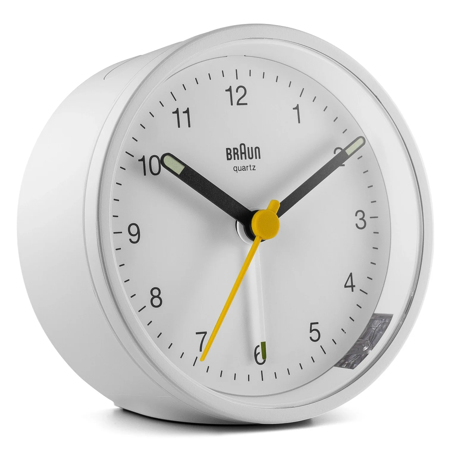 Braun Alarm Clock Round White.webp