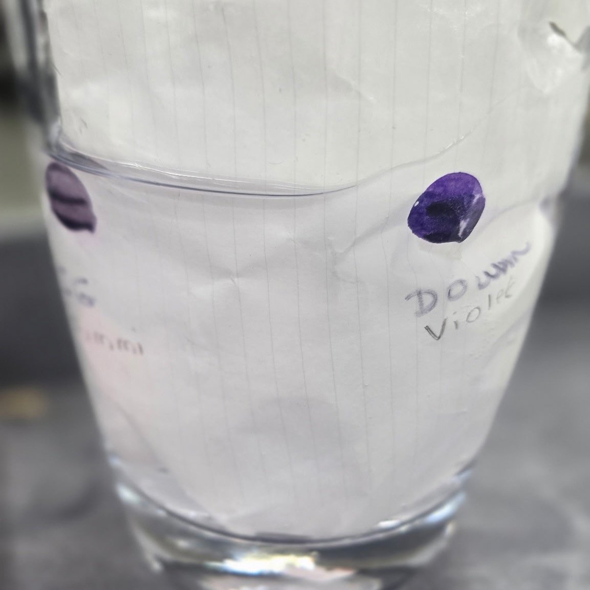 Testing Waterproof fountain pen inks
