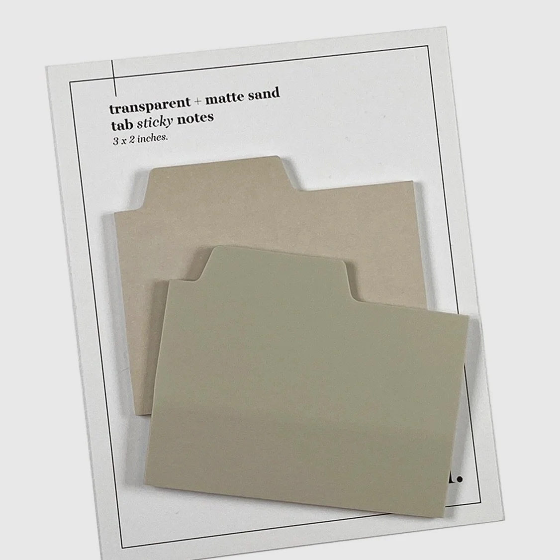 Cloth & Paper Matte Sand Tab Sticky Notes