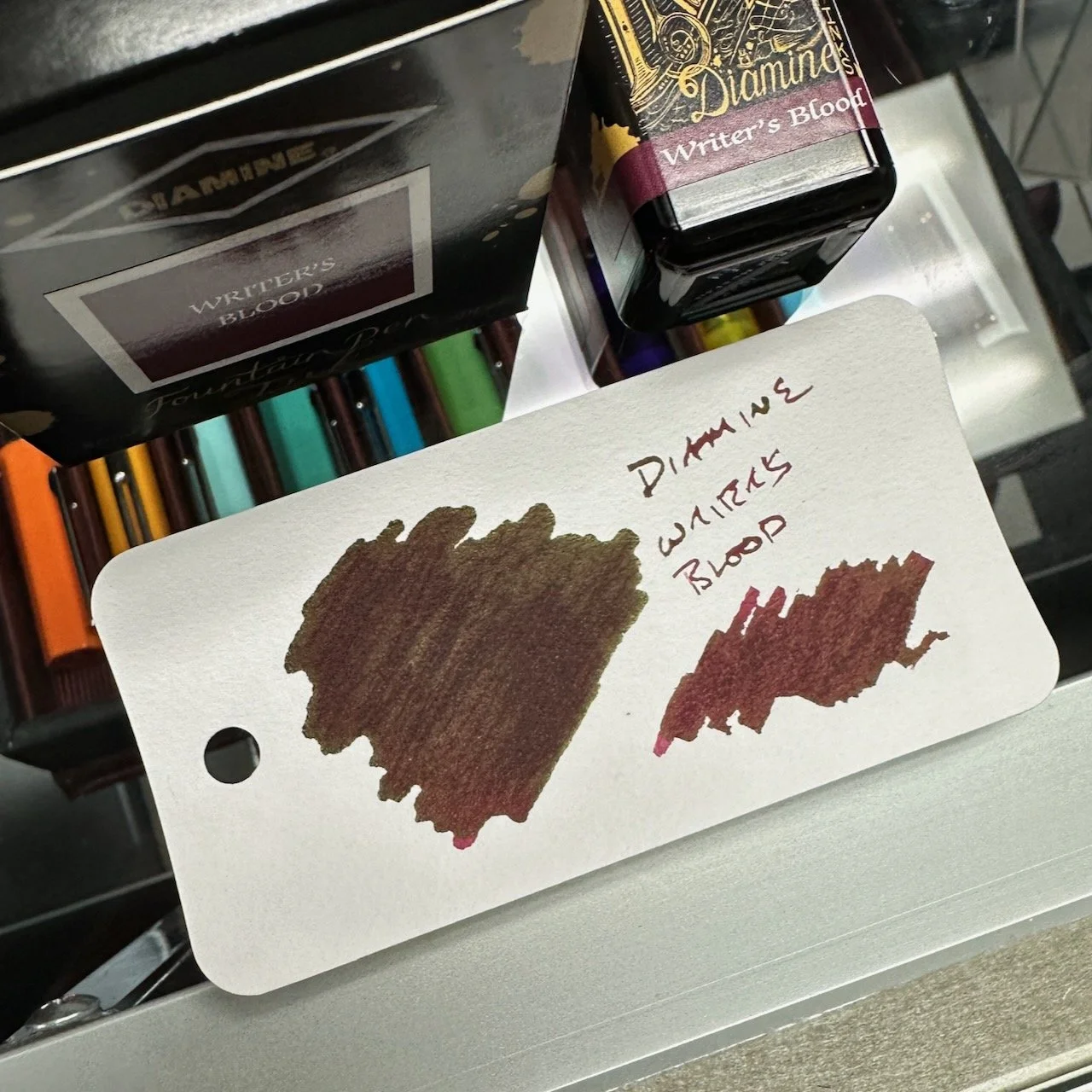 Diamine Writer's Blood Swatch