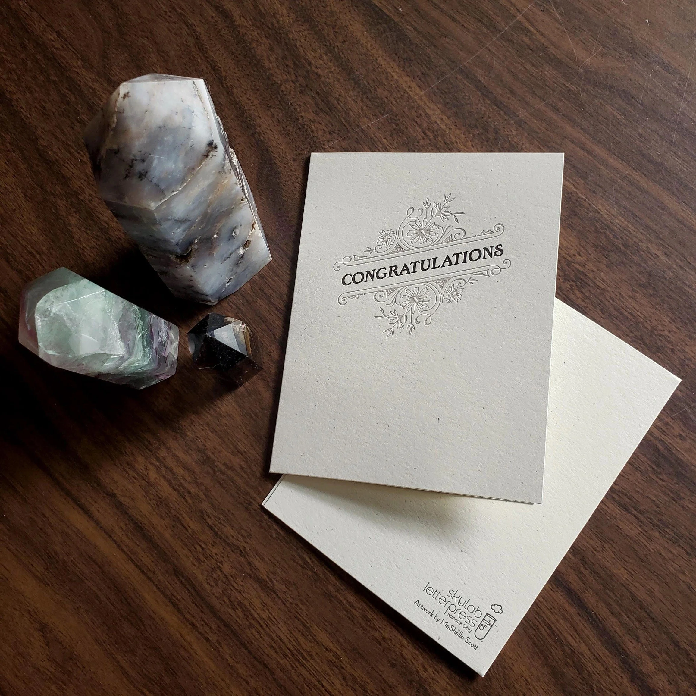 Well-Appointed Desk Skylab Card Congratulations